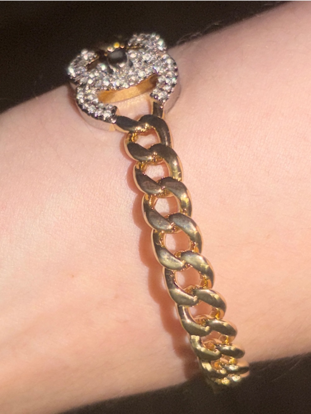 ✴️🪩⛓️  CC Open Chain Cuff🫸🏼⛓️✴️ - Picture 2 of 13
